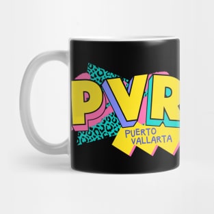 Retro 90s Puerto Vallarta PVR / Rad Memphis Style / 90s Vibes Mug